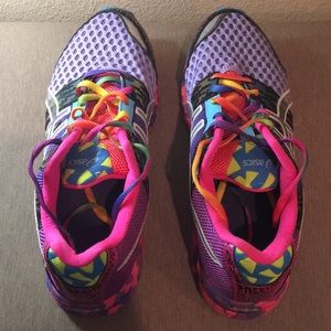 ASICS size 9 gel. Multi color. Good condition.
